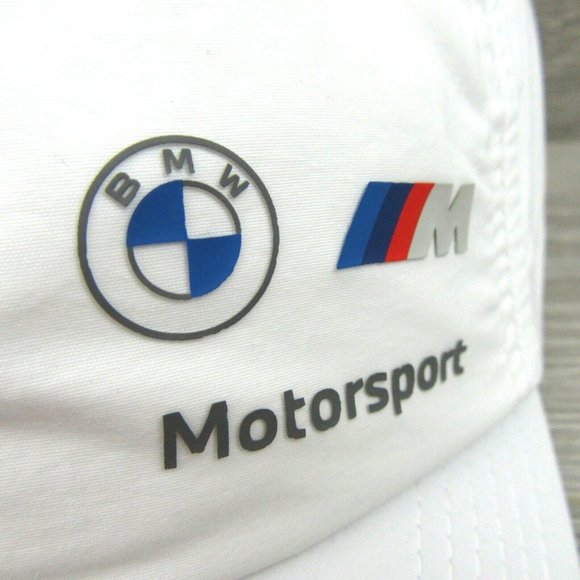 Puma BMW M Motorsport White Baseball Cap Hat Adult One Size Fit NEW - Picture 4 of 14
